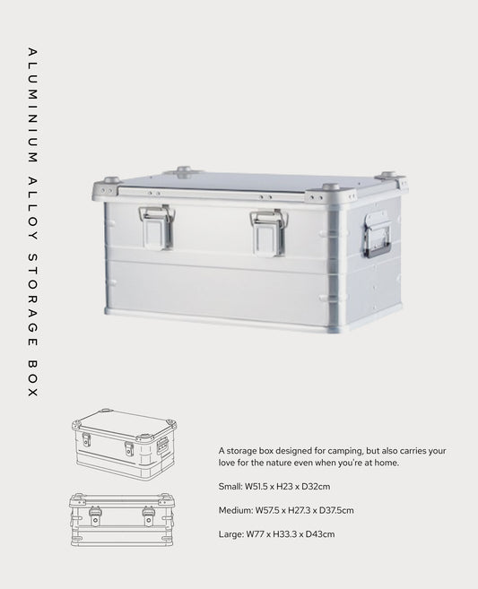 Aluminium alloy storage box